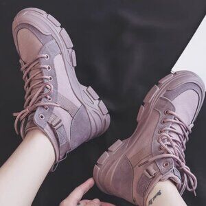 Women Shoes Lace Up Boots